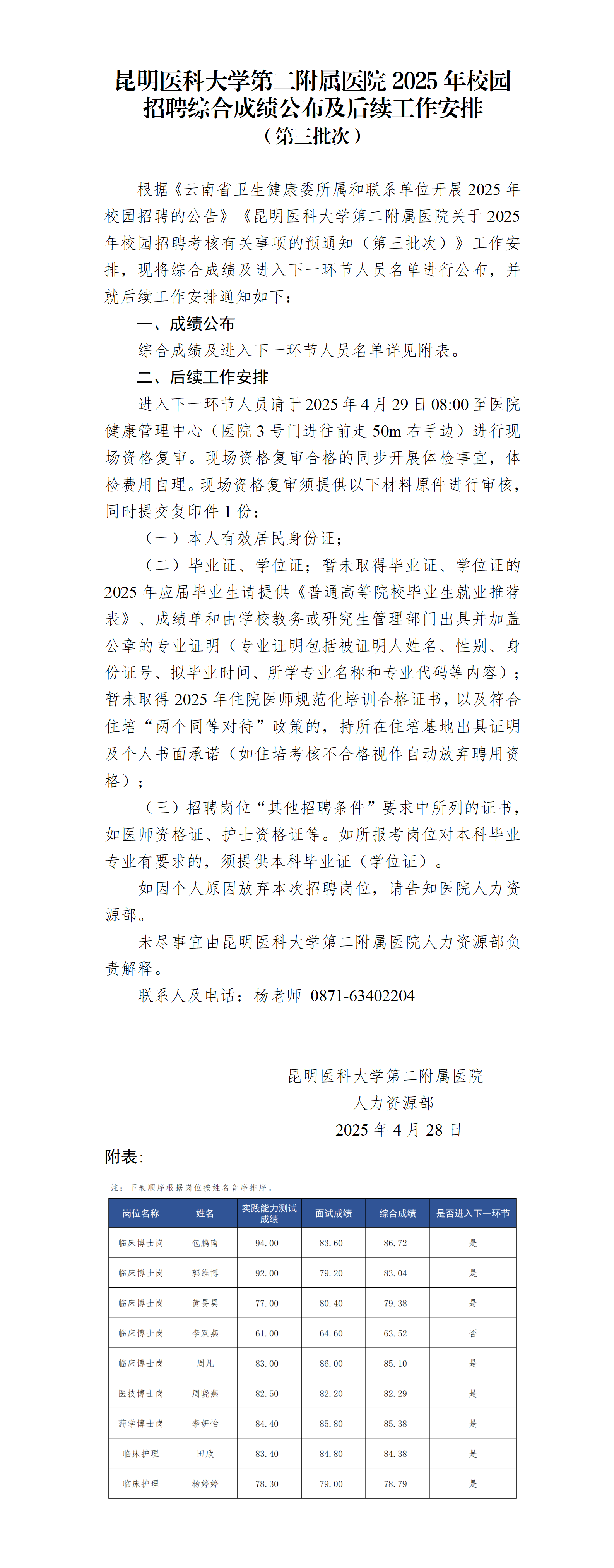 华人色情
2025年校园招聘综合成绩公布及后续工作安排_01.png